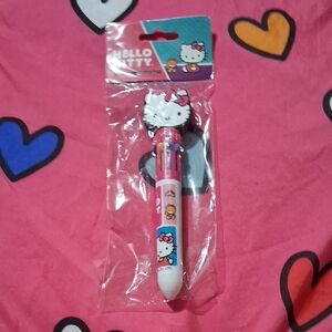 Hello Kitty Pink and White Multi-Color Pen